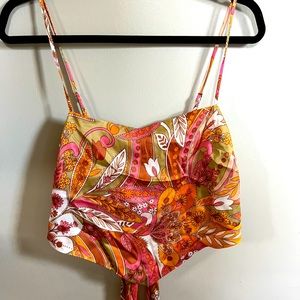 Gianni Bini Silk Tropical top